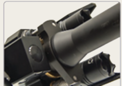 Hybrid recoil-less system on the disrupter breech assembly